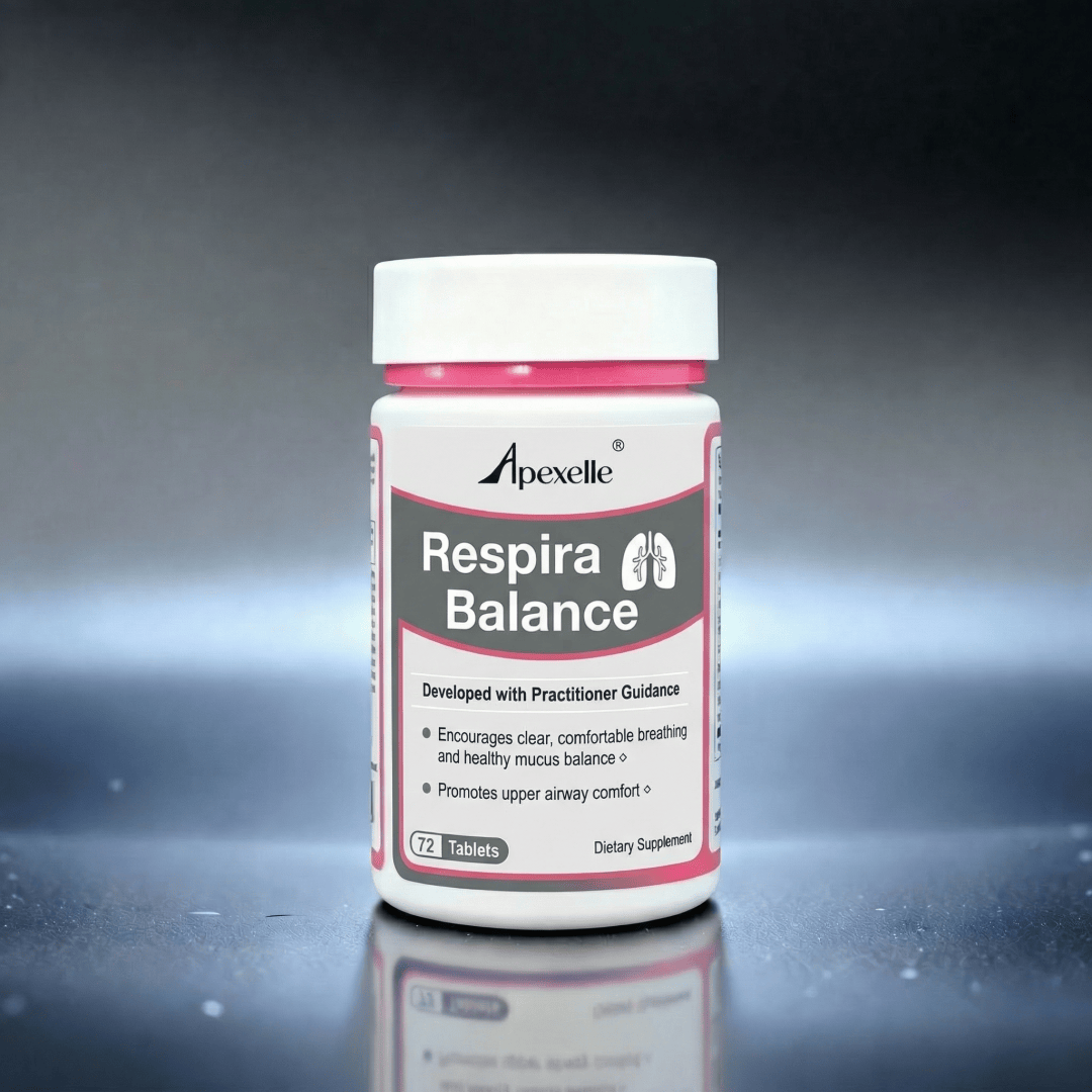 Respira Balance - Daily respiratory wellness support with NAC, quercetin, and traditional botanicals for comfort, balance, and seasonal resilience